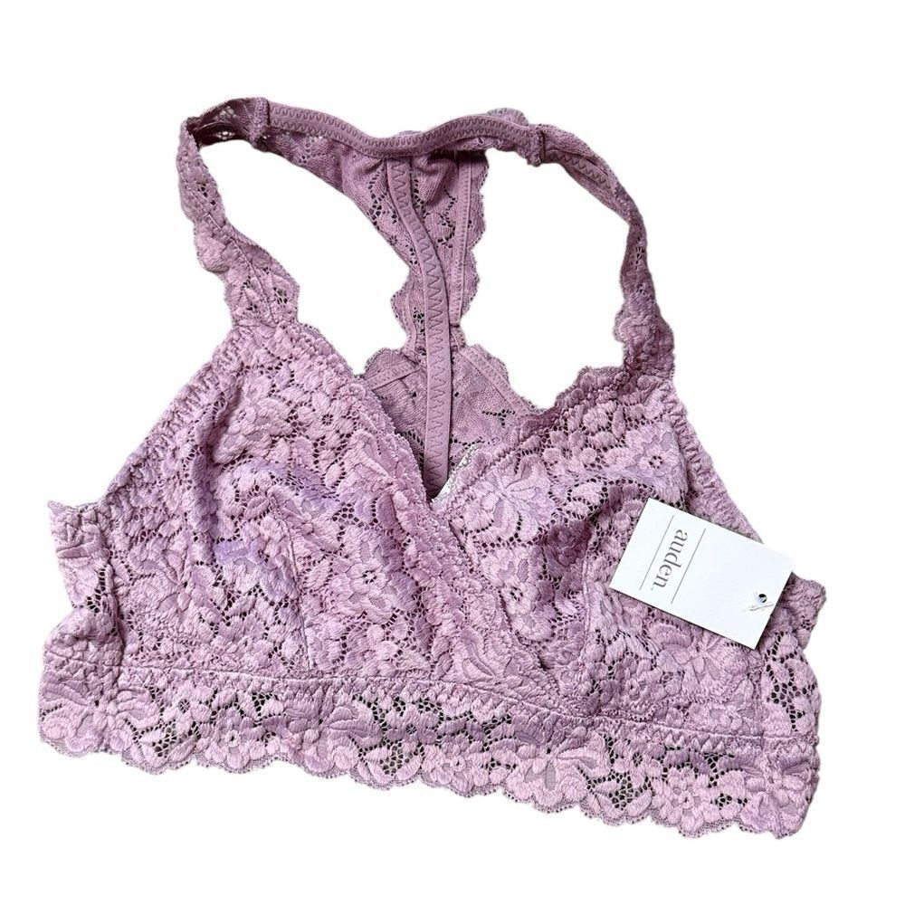NWT Auden Lavender Lace Bralette
